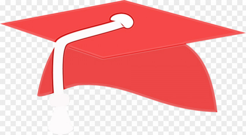 Headgear Red Background Graduation PNG