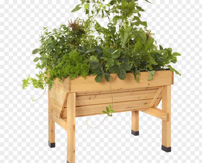 Raised-bed Gardening Patio Container Garden PNG
