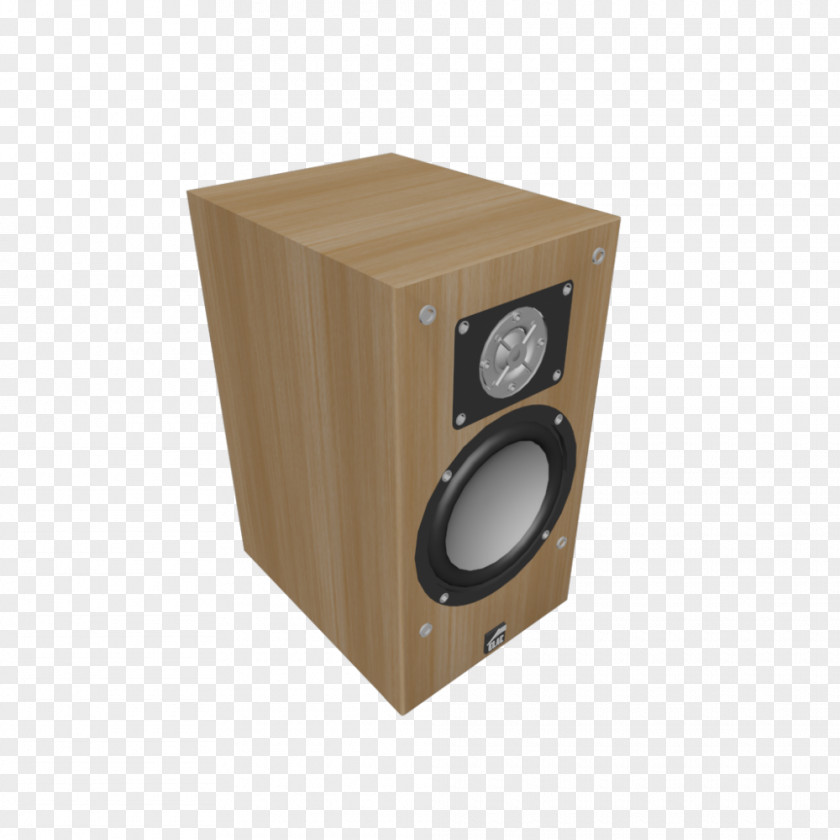 Wood Color Loudspeaker Computer Speakers Sound Box Subwoofer Audio PNG