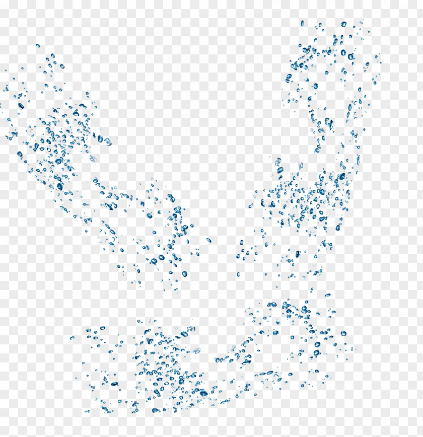Blue Water Droplets Splashing Effect Elements Drop Splash Download Computer File PNG