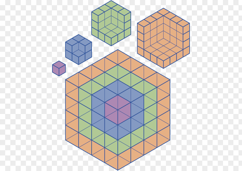 Cube Centered Hexagonal Number PNG