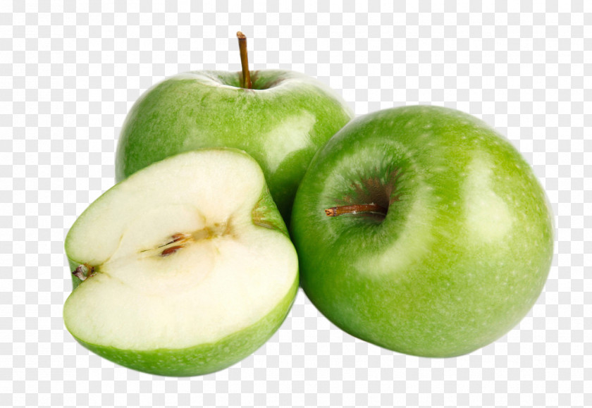 Green Apple Manzana Verde Fruit Leaf PNG