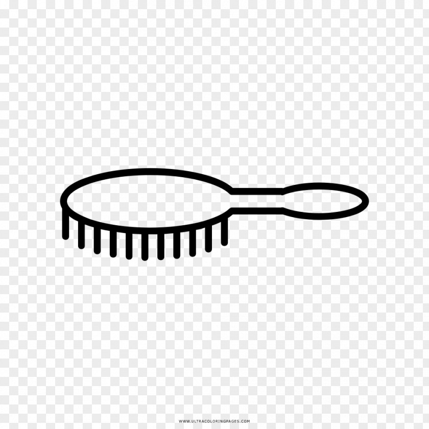 Hair Coloring Book Drawing Hairbrush Ausmalbild PNG