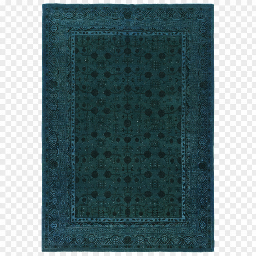 Rug Turquoise Teal Rectangle Microsoft Azure Pattern PNG
