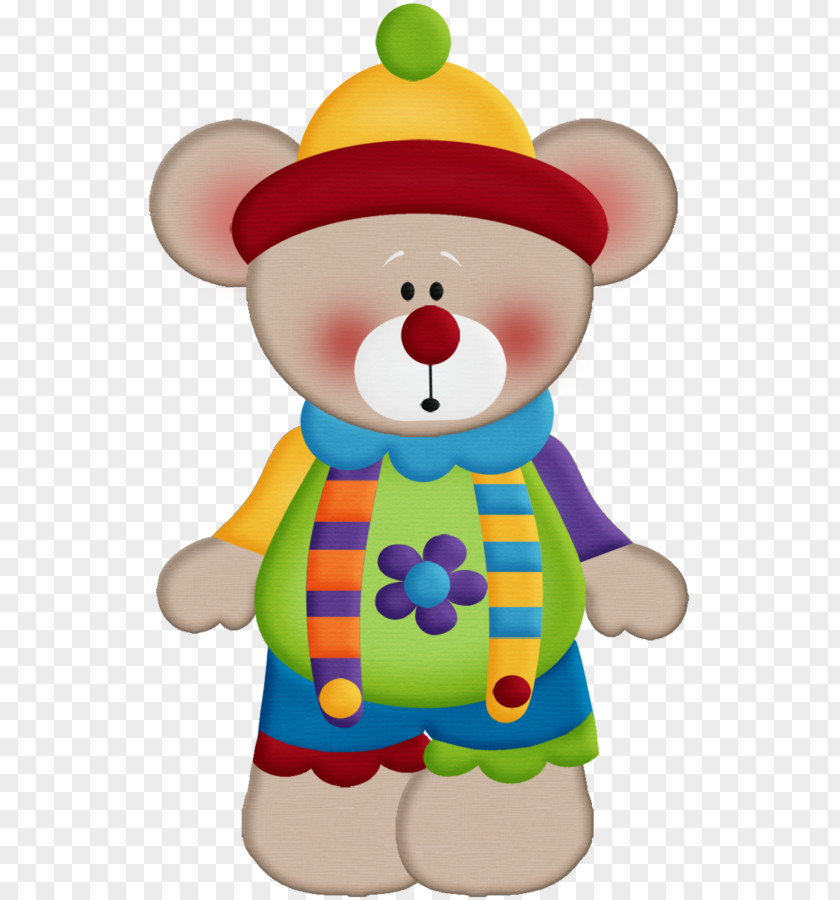 Bear Clown Clip Art Circus Drawing PNG