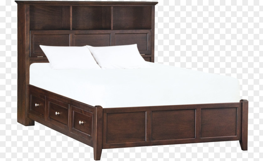 Bookcase Bed Headboard Platform Trundle Bedroom PNG