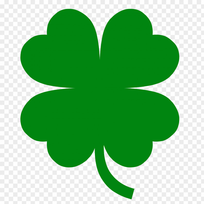 Clover Four-leaf Luck Saint Patrick's Day Clip Art PNG