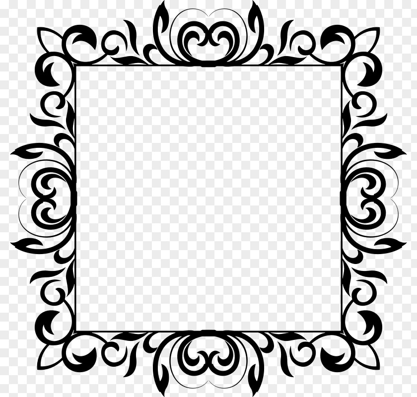 Flower Picture Frames White Clip Art PNG