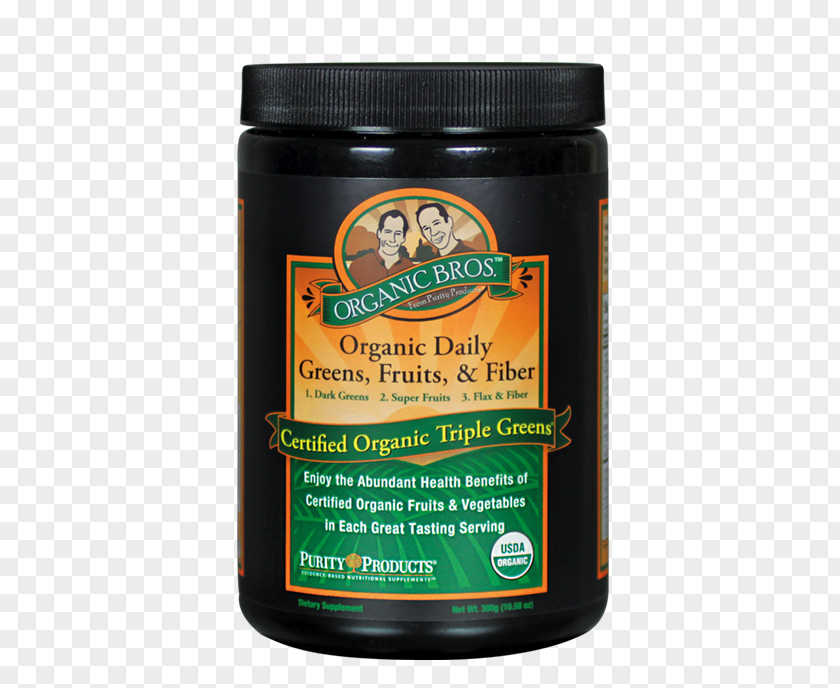 Green Powder Organic Food Flavor Certification PNG