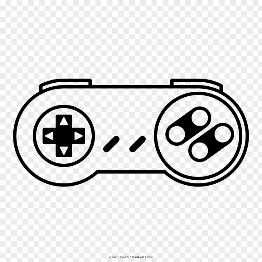 Ultra Super Nintendo Entertainment System Coloring Book Joystick Drawing Game Controllers PNG