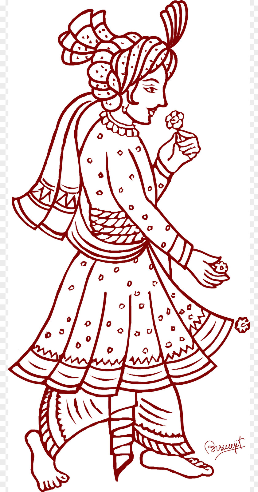 India Design Cliparts Weddings In Bridegroom Hindu Wedding Clip Art PNG