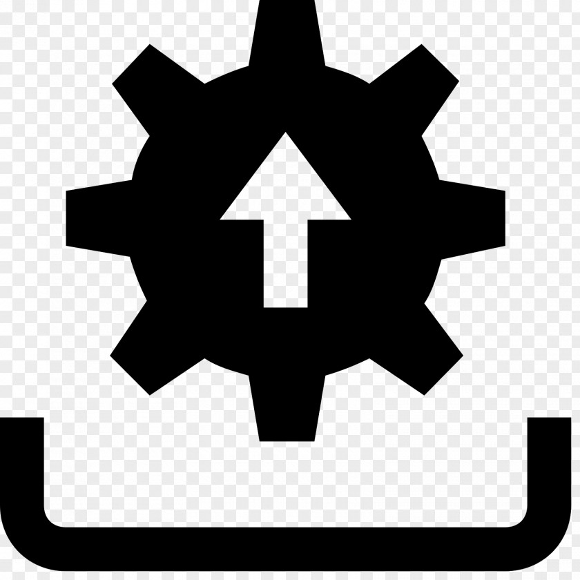 Logo Symbol Black And White PNG