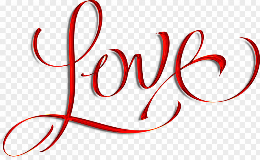 Love Text Calligraphy Lettering Royalty-free PNG