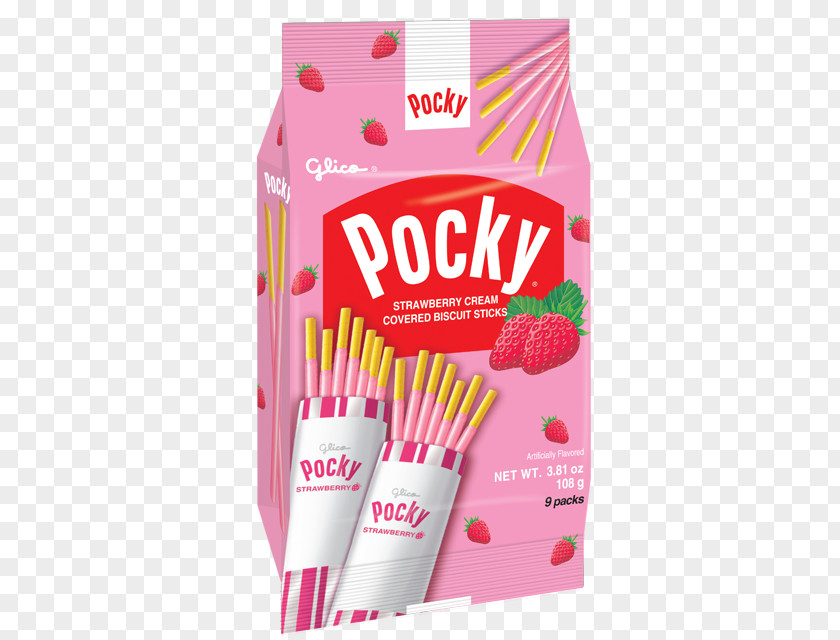 Small Strawberry Ice Cream Pocky Milk Ezaki Glico Co., Ltd. PNG