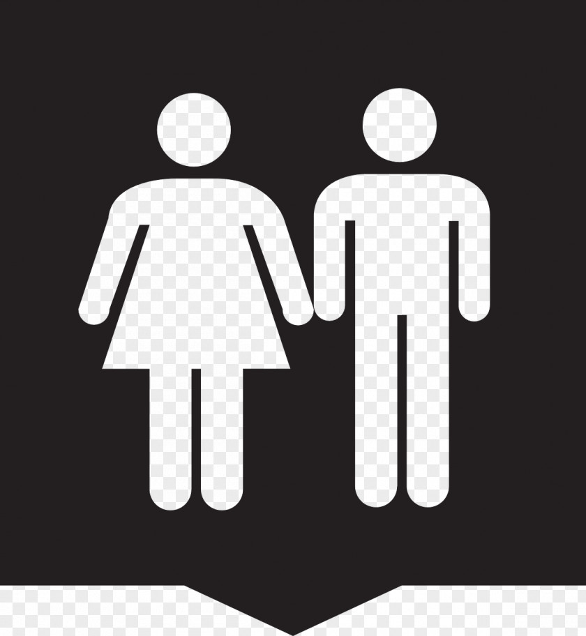 Toilet Sign Bathroom Shower Safety Unisex Public PNG