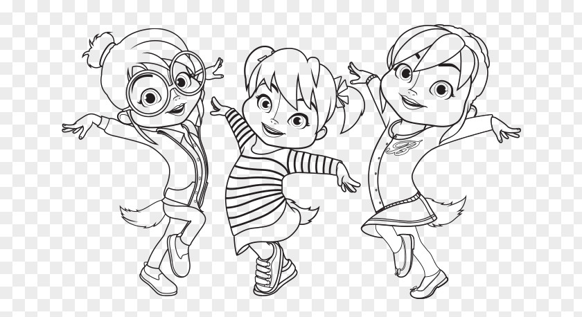 Alvinnn!!! And The Chipmunks Alvin Chipettes Coloring Book Colouring Pages PNG