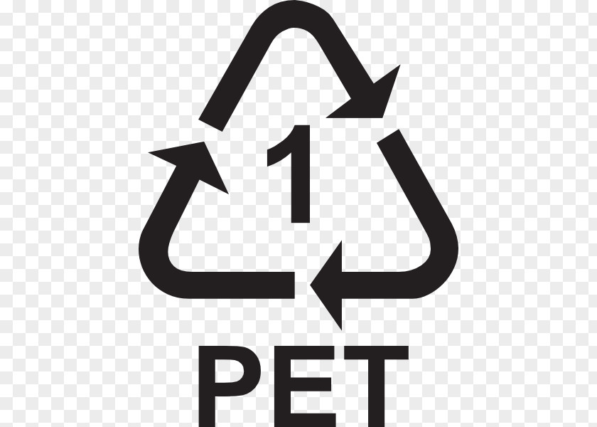 Pete Sign PET Bottle Recycling Symbol Polyethylene Terephthalate Plastic PNG