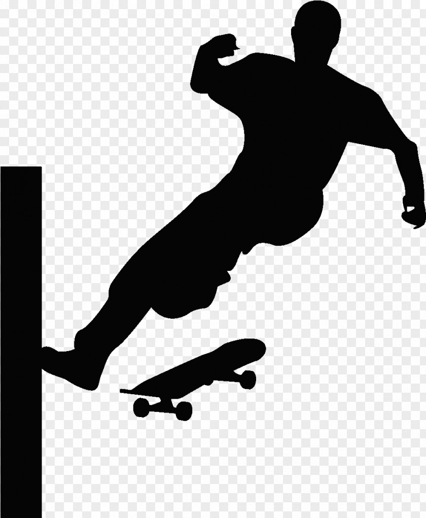 Silhouette Boardsport Parkour Skateboarding PNG
