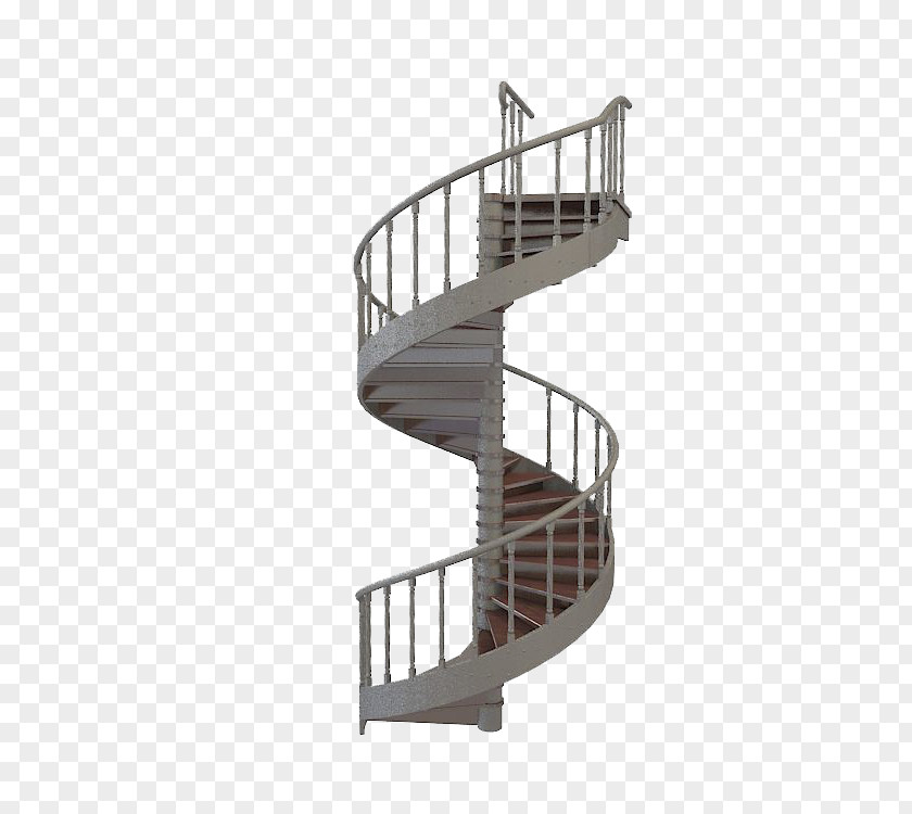 Iron Rotary Stairs Cinema 4D Steel PNG