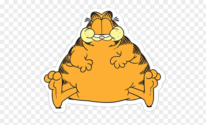 Sticker Telegram Garfield Tenor PNG