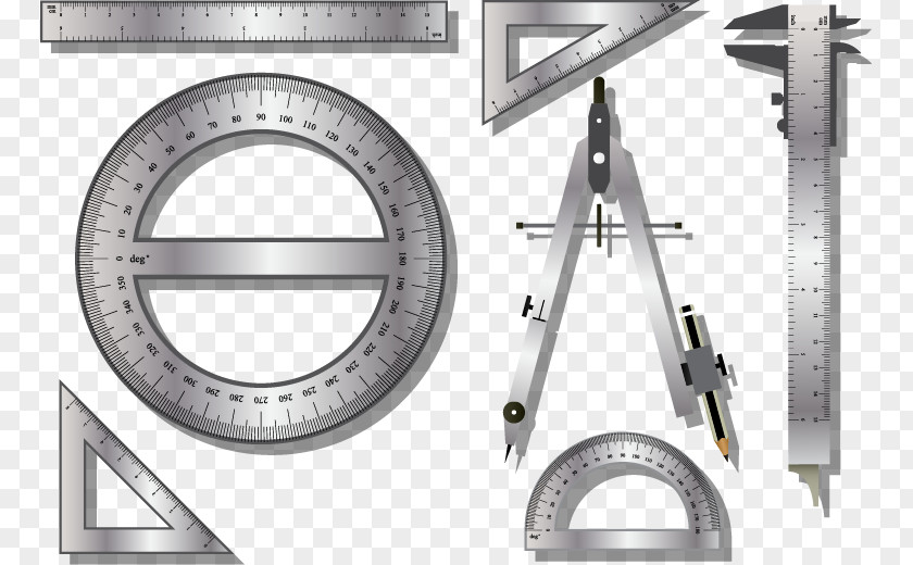 Vector Drawing Tools Ruler Download Compass PNG