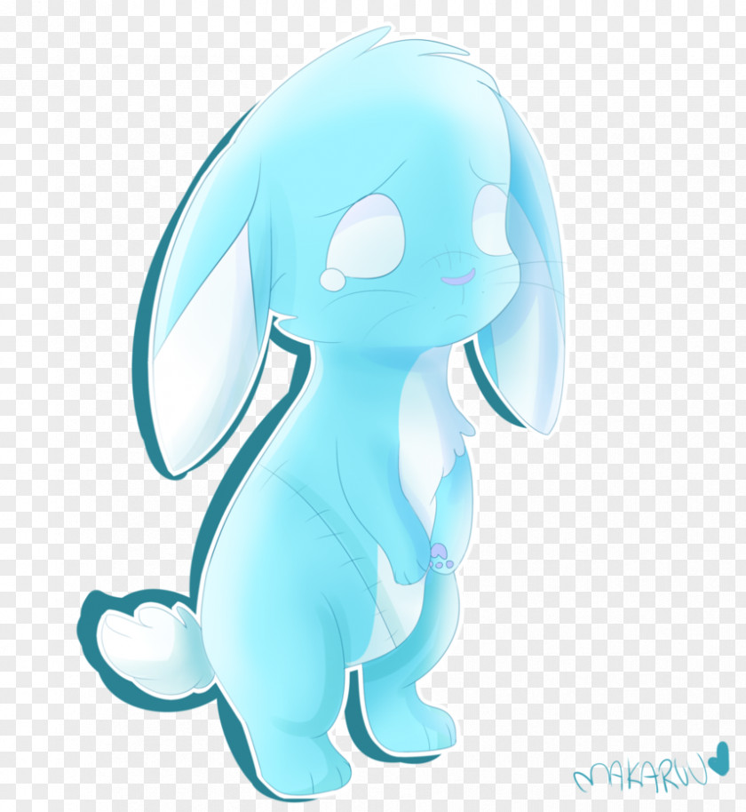 Rabbit Blue Hare Voting Turquoise PNG