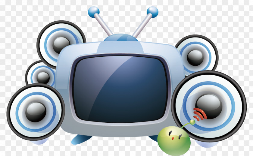 TV Creative Figure High-definition Television Broadcasting Advertising PNG