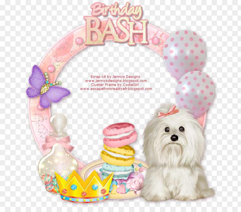 Puppy Dog Breed Picture Frames Birthday PNG