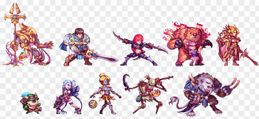 Game User Interface League Of Legends Heroes The Storm Pixel Art Concept PNG