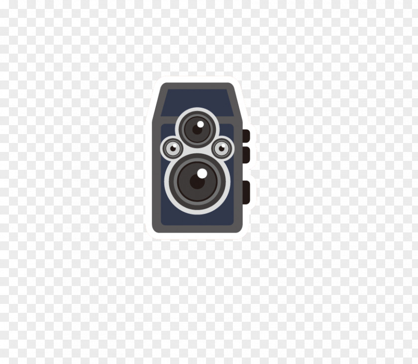 Twin Reflex Camera Single-lens Lens Twin-lens PNG