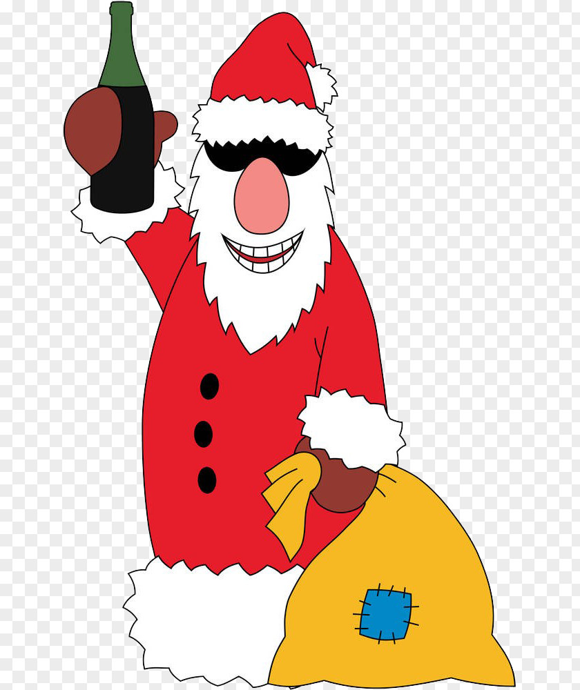 Wine Cup Santa Claus Royalty-free Illustration PNG