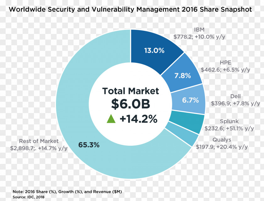 Wm 2018 Vulnerability Management Market Share Security PNG