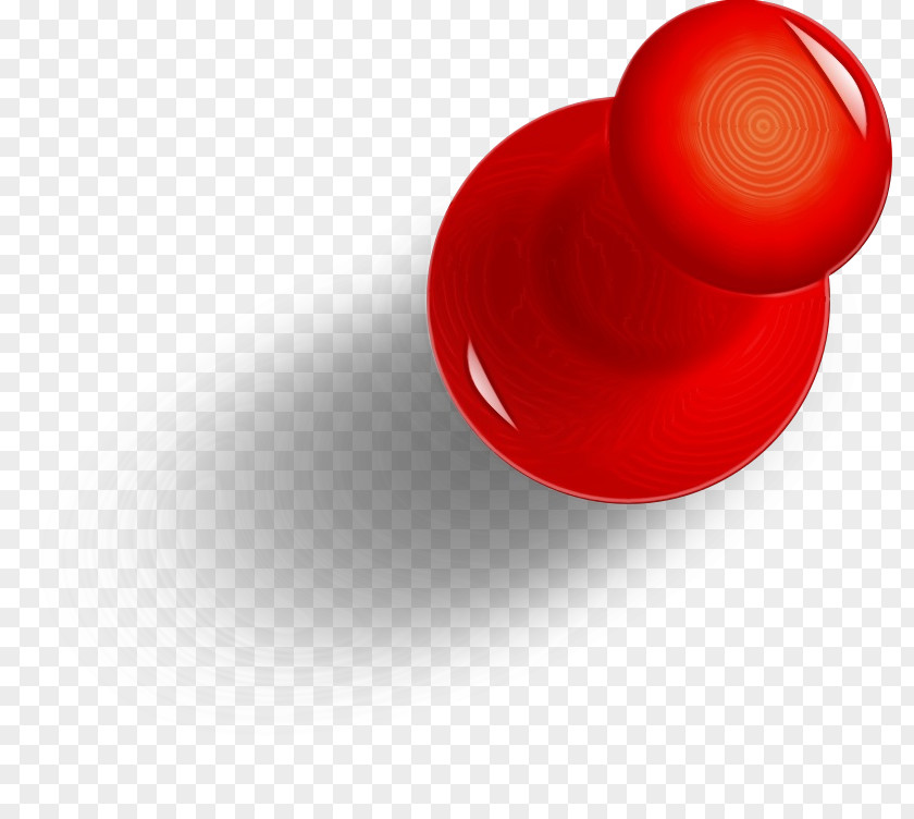 Red Pin Drawing PNG