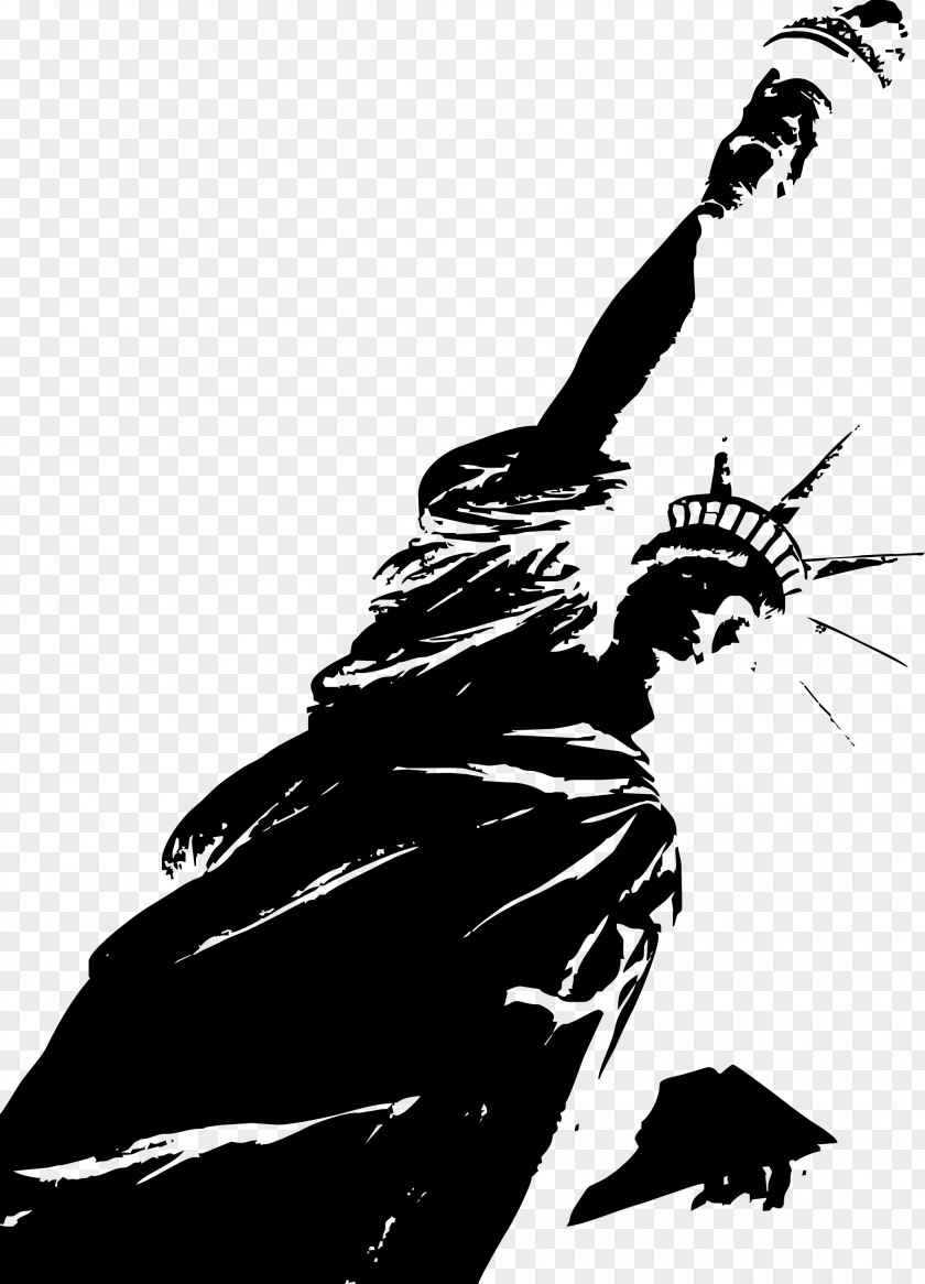 Vector Statue Of Liberty Building PNG