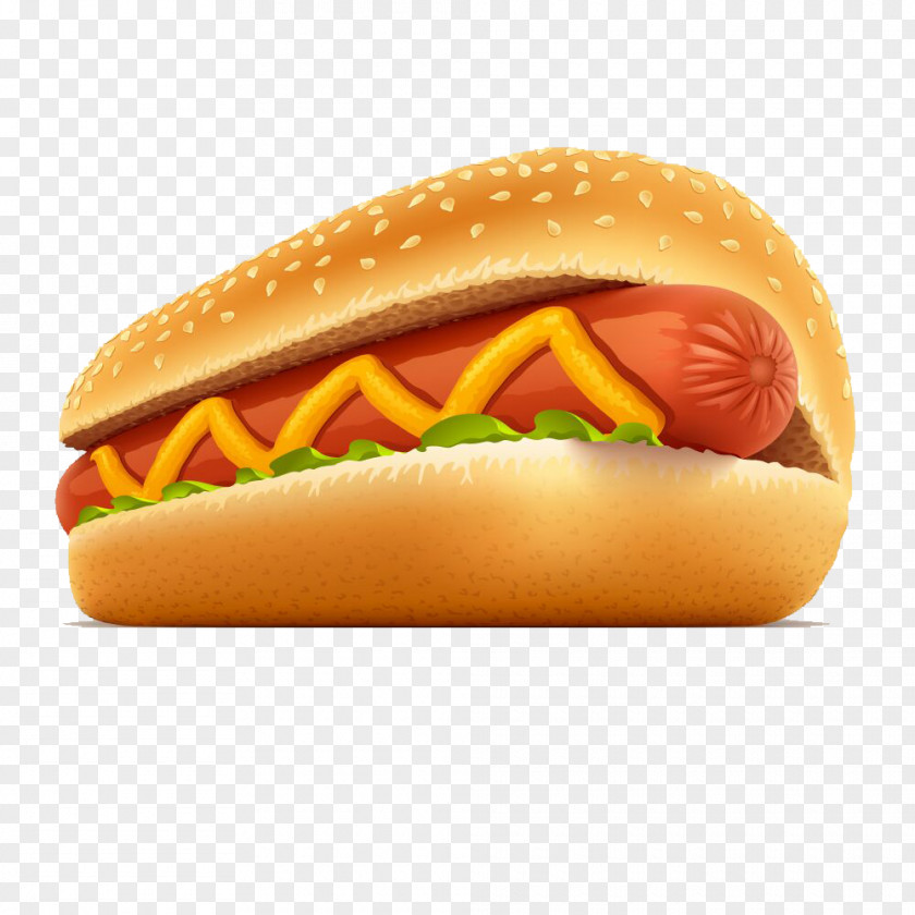 Hot Dog Renderings Hamburger Fast Food Sausage Roll PNG