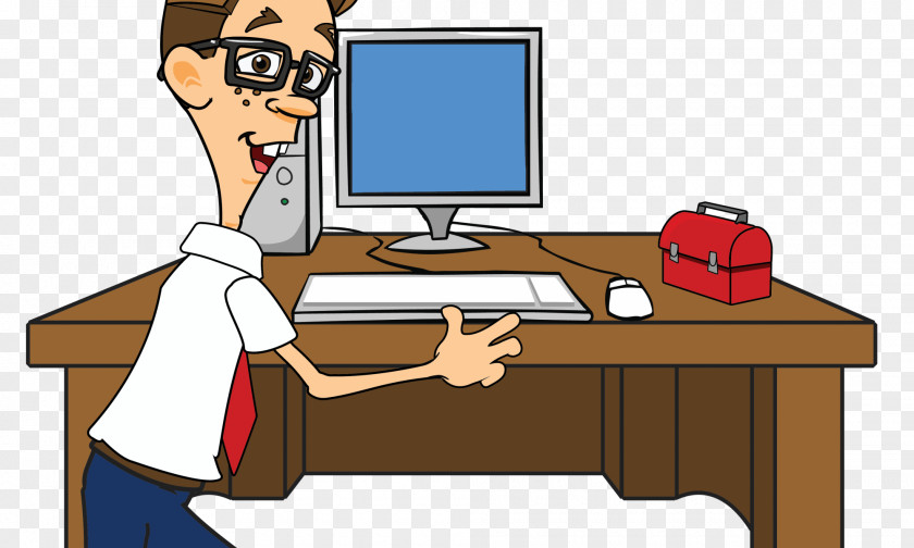 Laptop Cartoon Nerd Clip Art PNG