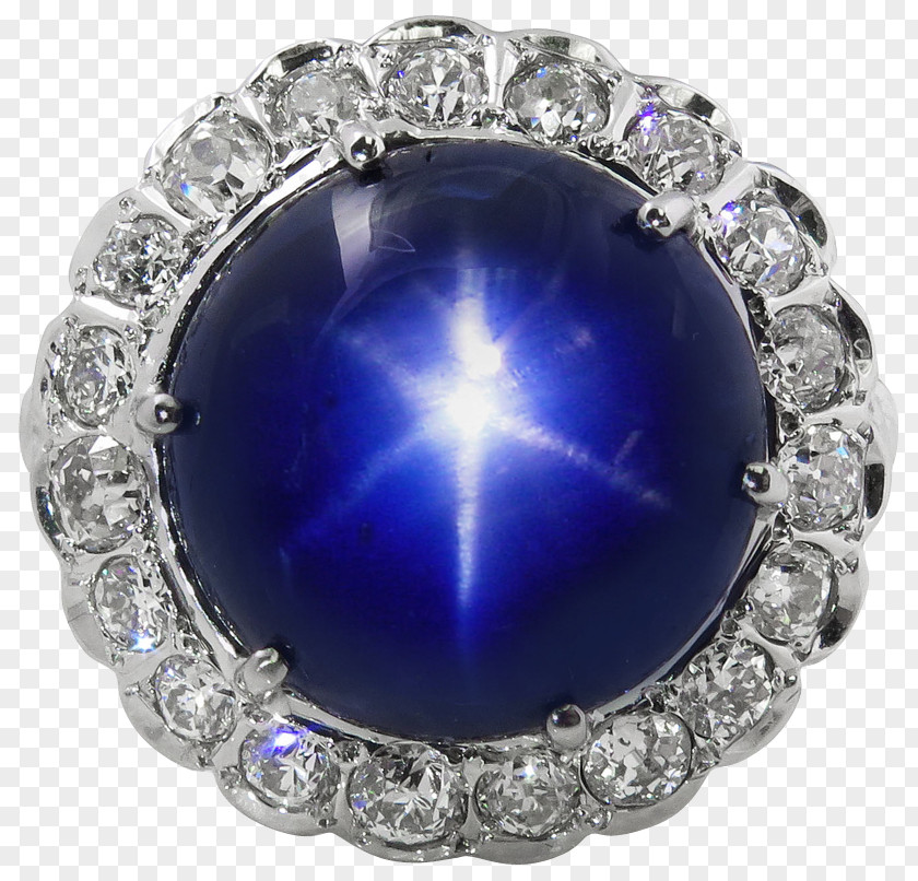 Sapphire Star Wedding Ring Jewellery PNG