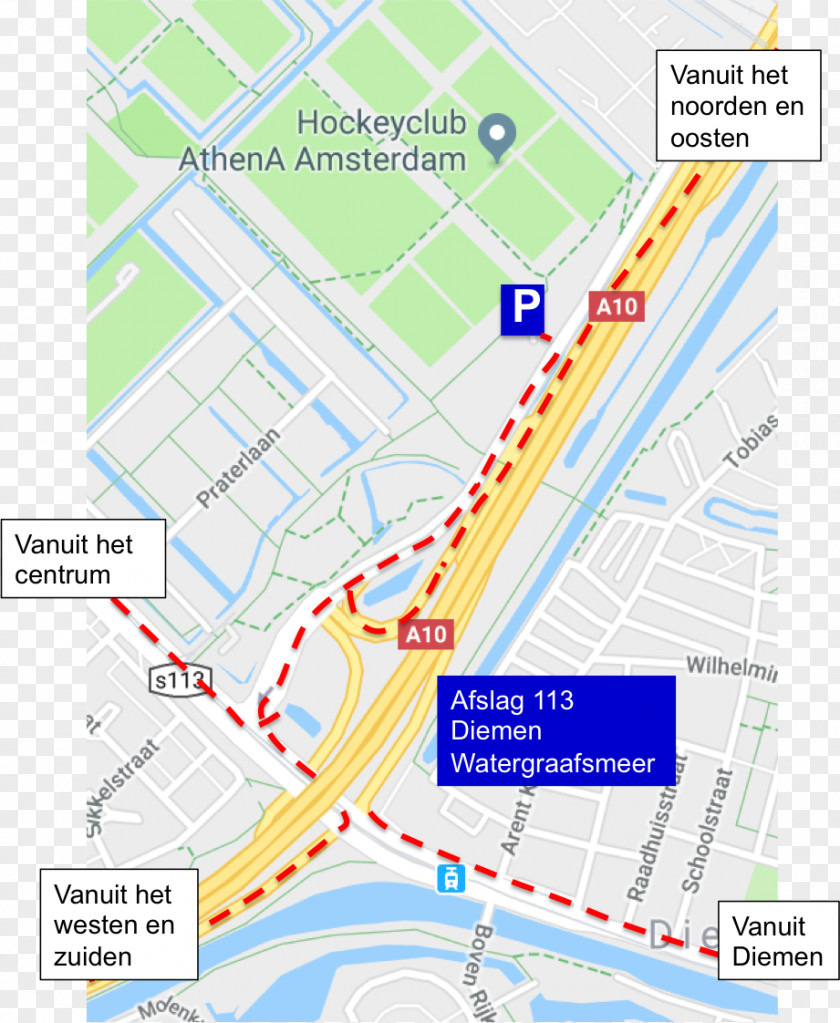 Adres A10 Motorway S113 Afrit Hockey AthenA Amsterdam A2 PNG