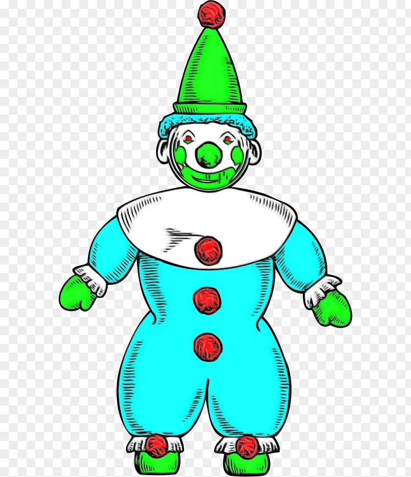 Costume Christmas Watercolor PNG