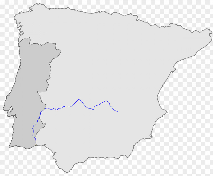 NUTSIIMap Guadiana Douro Tagus Mértola Alentejo PNG