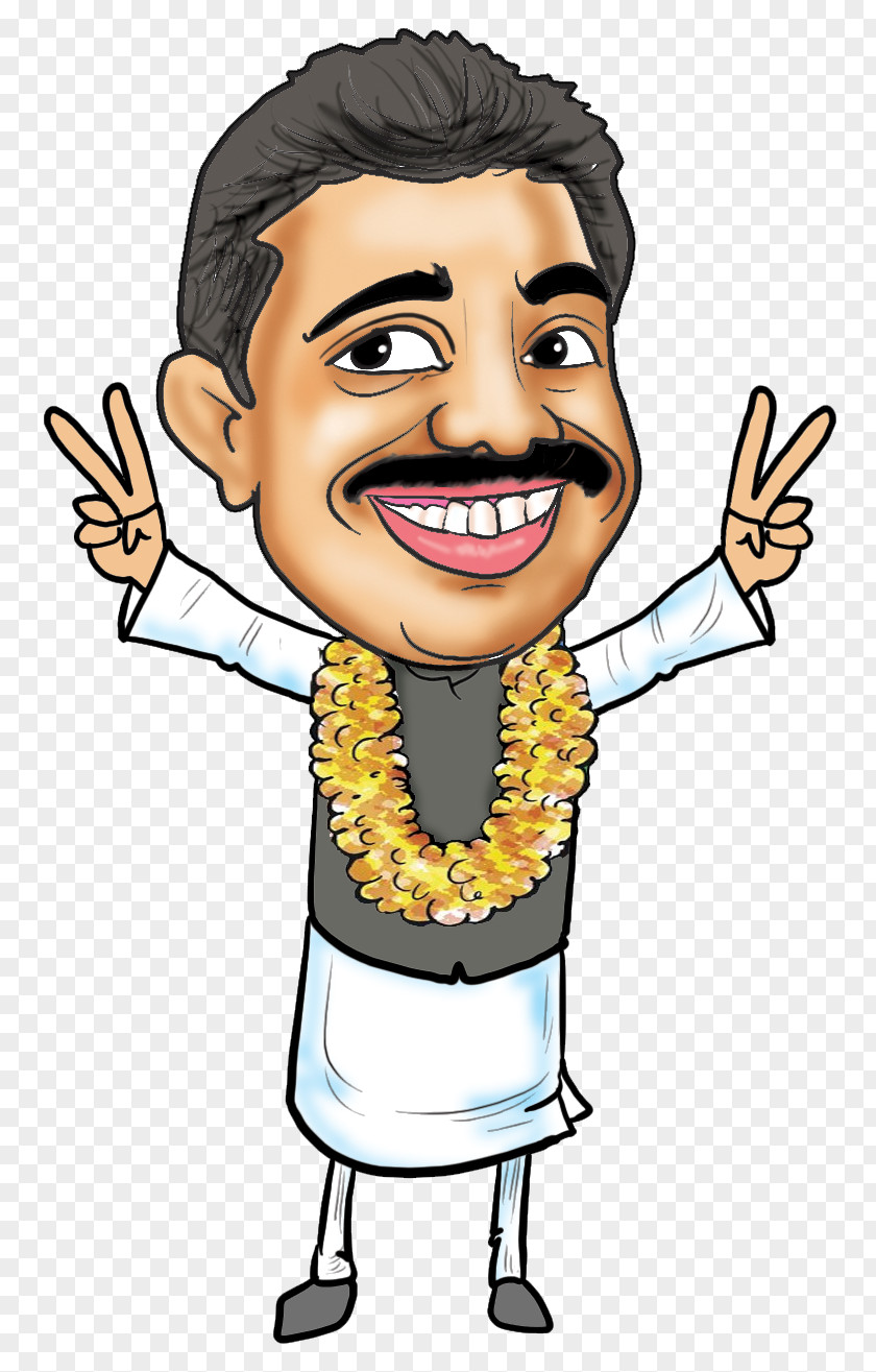 Politics India Jayant Patil Cartoon Caricature PNG
