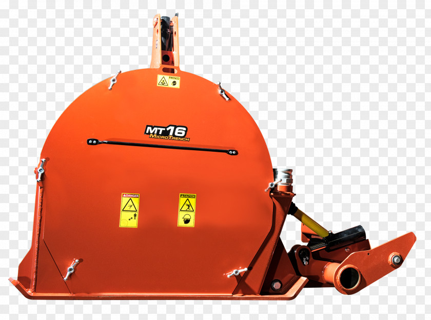 Tractor Trencher Ditch Witch Concrete Machine PNG