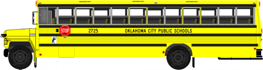 Bus Oklahoma City Public Schools School PNG