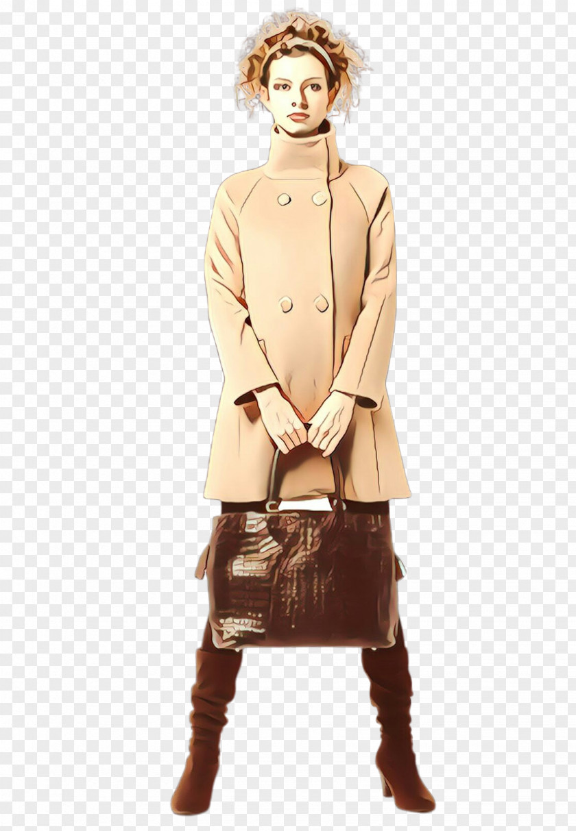 Clothing Standing Fashion Beige Brown PNG