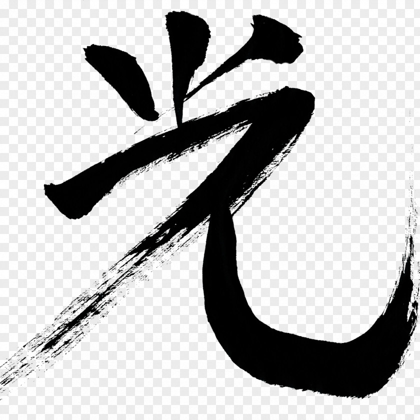 Japanese Kanji Chinese Characters Calligraphy PNG
