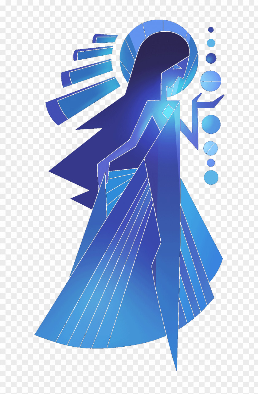 Mural Steven Universe Diamond Color Blue Gemstone PNG