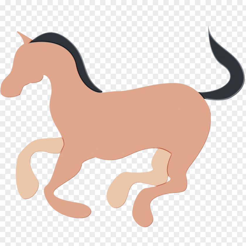 Stallion Fawn Horse Cartoon PNG
