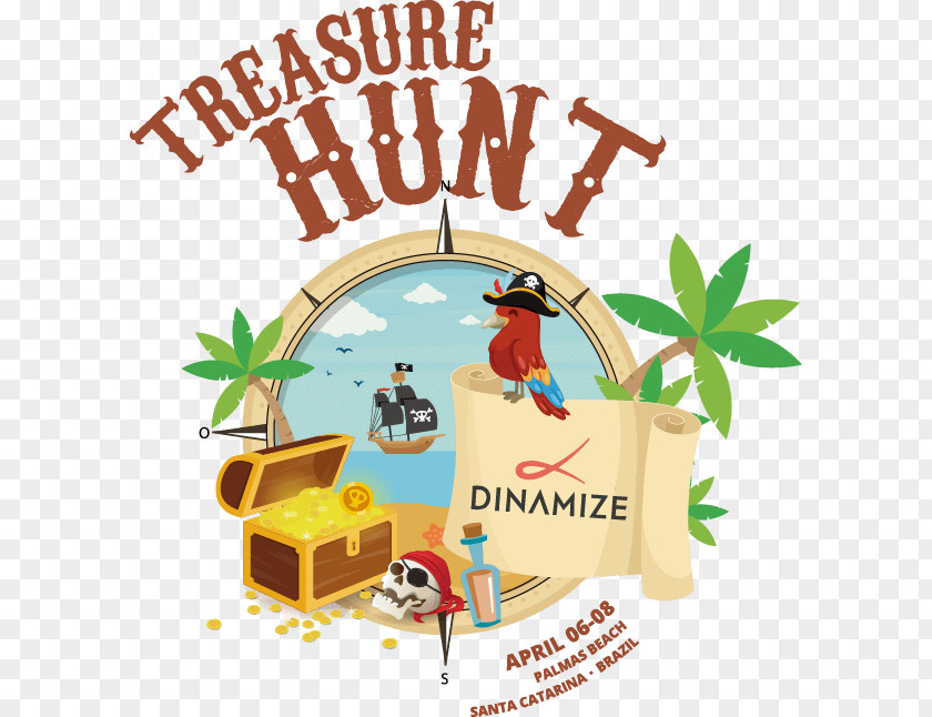 Treasure Hunt Email Marketing Clip Art PNG