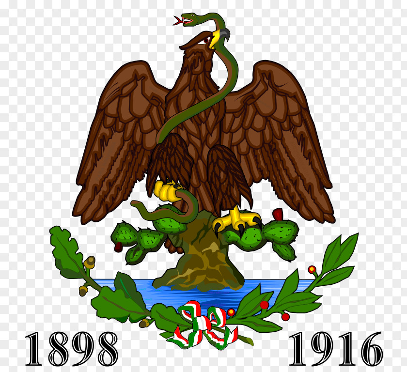 Eagle Porfiriato Flag Of Mexico PNG