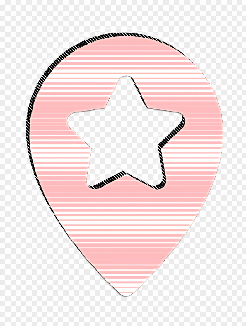 Star Icon Favorite Place Maps And Location Fill PNG